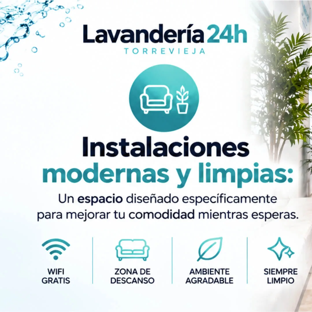 Instalaciones modernas y limpias: wifi gratis, zona de descanso y un ambiente agradable durante la espera.